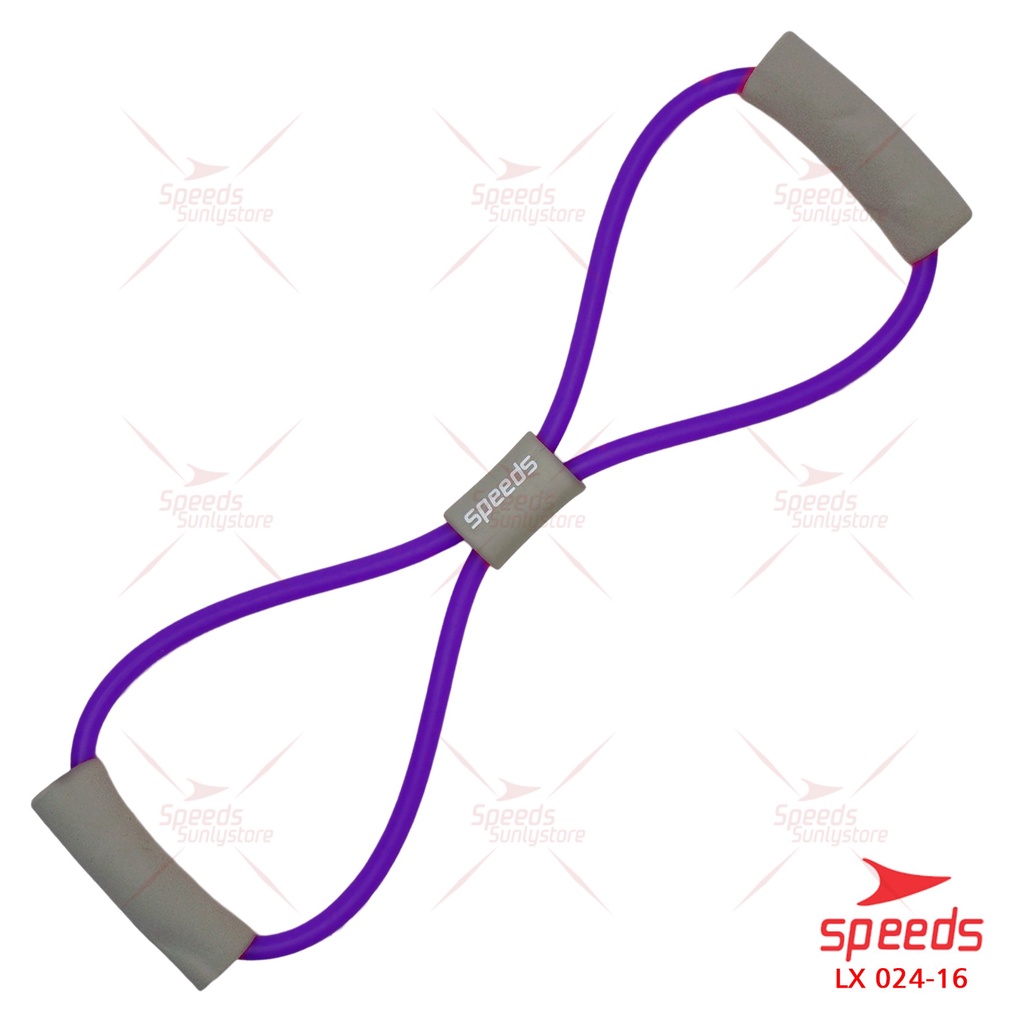 SPEEDS Tali Fitness Gym Yoga 8 Toning Tube Resistance Tali Tube Stretching 024-16-024-16 UNGU