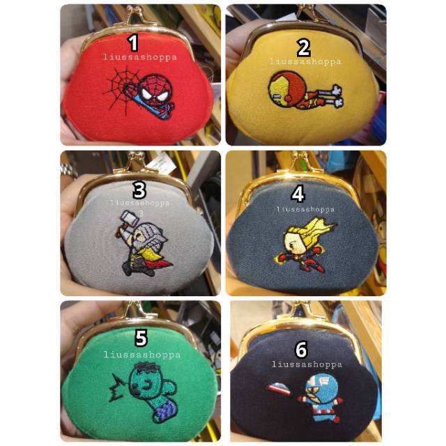 Dompet Koin Miniso - Marvel Coin Purse