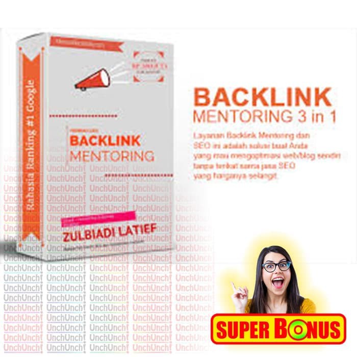 BACKLINK MENTORING SEO 3 In 1 Rahasia SEO dan Manajemen BONUS