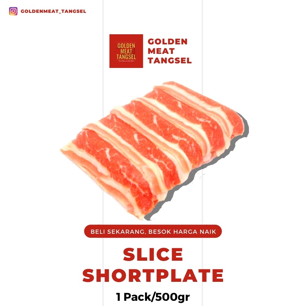 Daging Sapi Slice Tipis - Yosinoya Shortplate 500gr -Tangsel