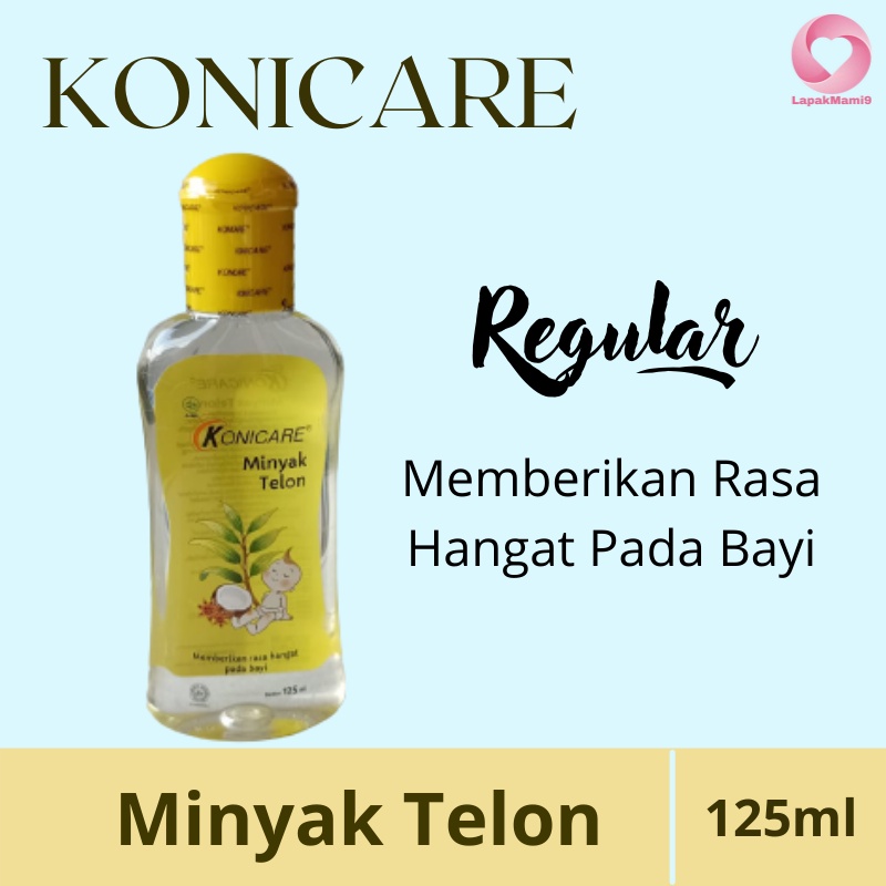 Minyak Telon Konicare Tutup Kuning 125ml Baby Oil Untuk Perawatan Bayi