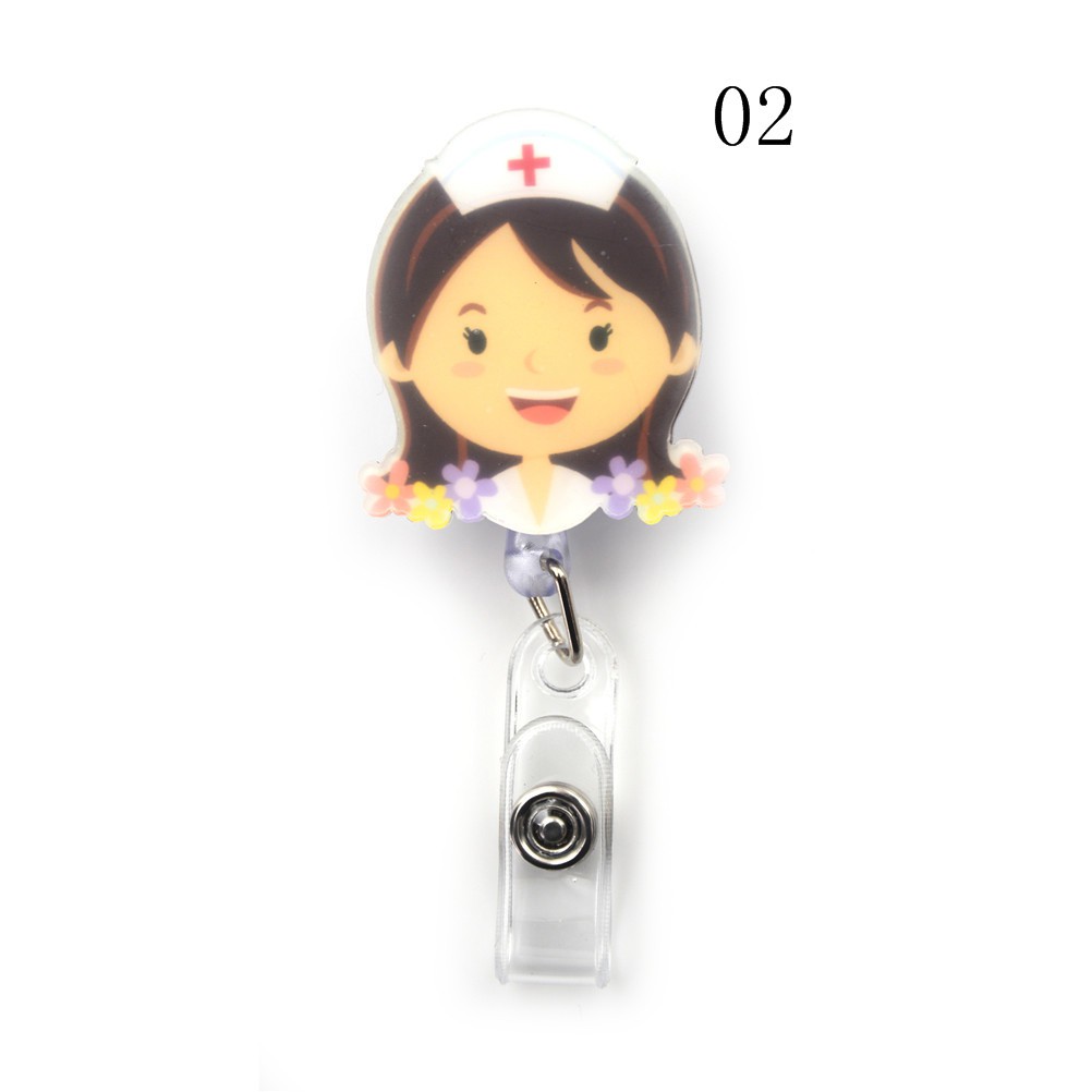 Badge Reel Retractable Untuk Kartu Namaid Card