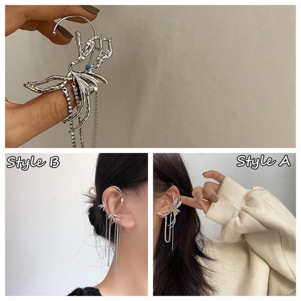 Lily Ear Wrap Pesta Wanita Pria Tanpa Tindik Anting Tragus