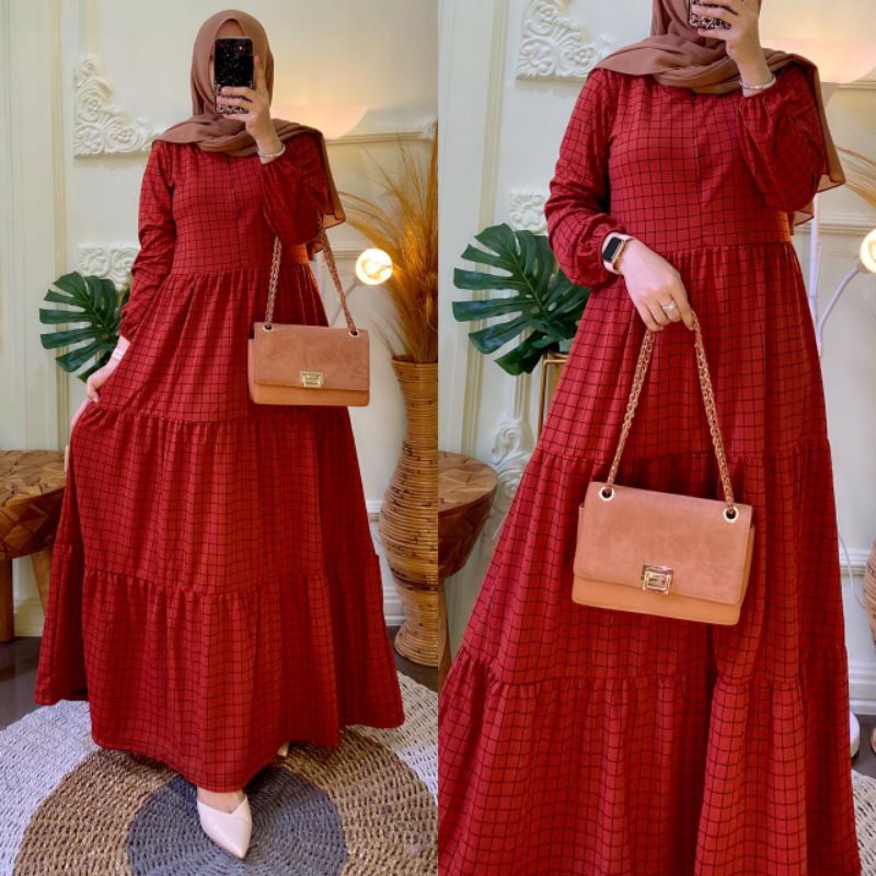 gamis voxy kotak