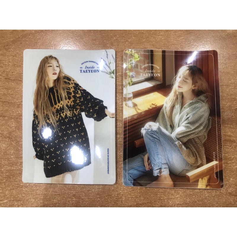 Taeyeon Fanmeeting Inside Photocard
