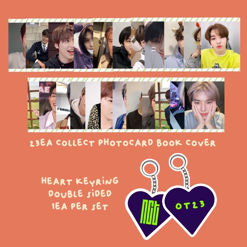 Album Photocard NCT BTS Heart Shaped Bentuk Hati Binder Collect Book