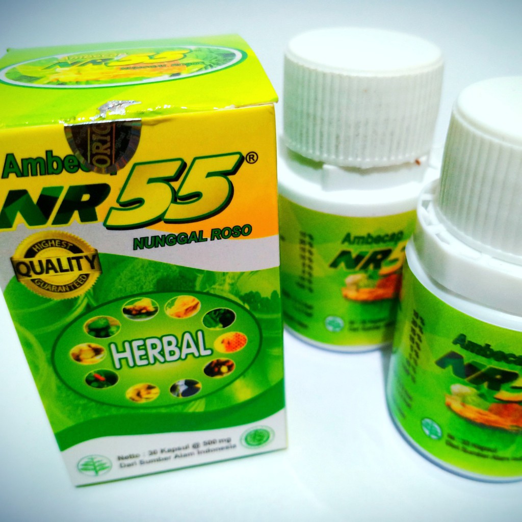 obat herbal ambecaP NR55 NR 55 original 100% TERJAMIN