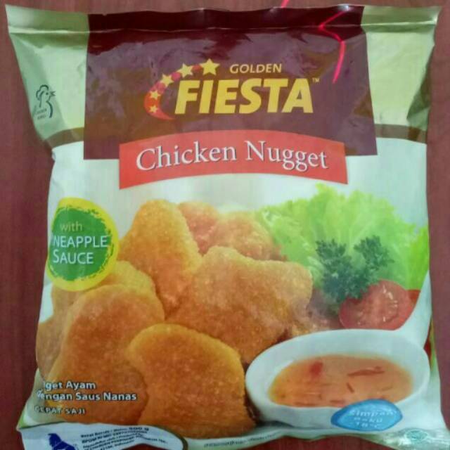 

GOLDEN FIESTA Chicken Nugget (Naget Ayam) 500gr