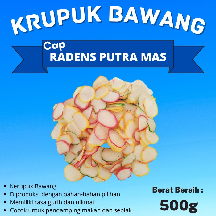 

Kerupuk Bawang Asli Gurih dan Lezat Paling Murah Grosir 500g