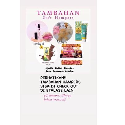 

Update Terbaru HAMPERS BOX / GIFT BOX / KADO / LEBARAN / ULANG TAHUN / SCARLETT WHITENING SERIES (OR