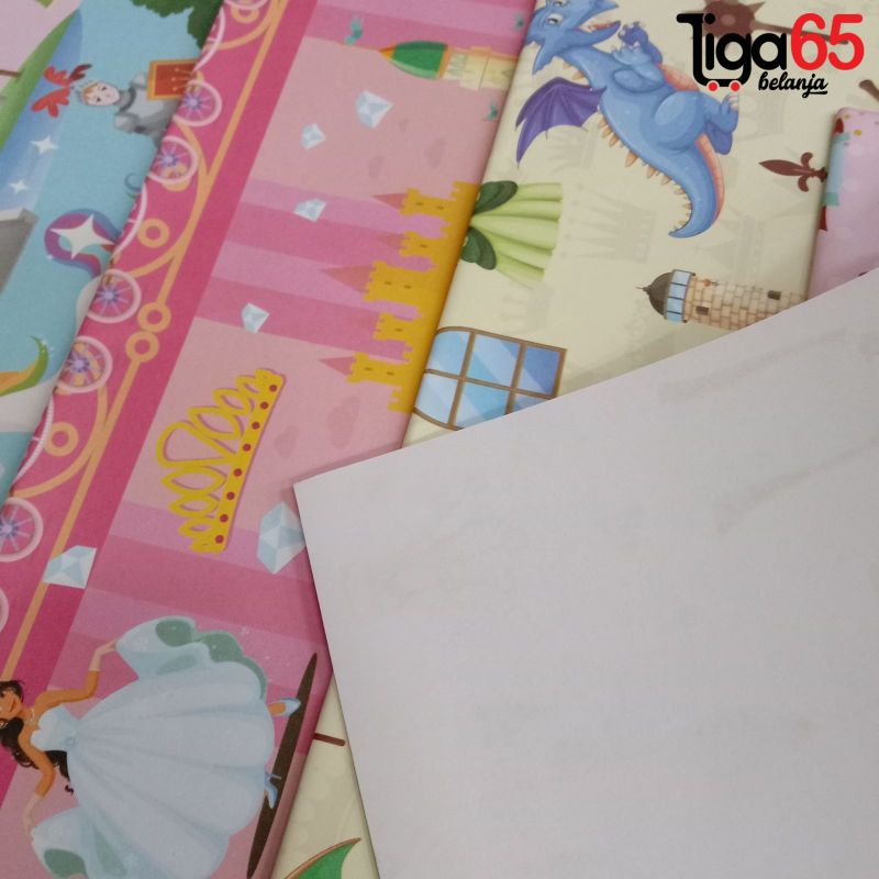 365 Kertas Kado Motif Country kertas Pembungkus hadiah / KERTAS KADO 0005 (50X65)