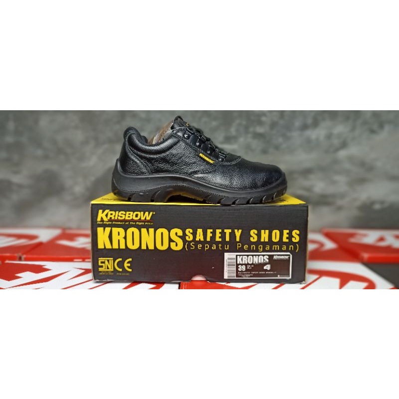 sepatu safety krisbow kronos size 39 bnib