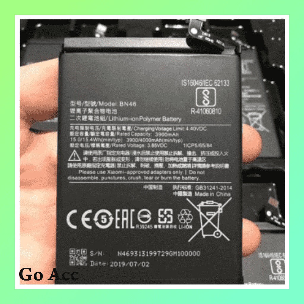 Baterai Battery Xiaomi Redmi 7 NOte 8 BN46 BN 46 BN-46