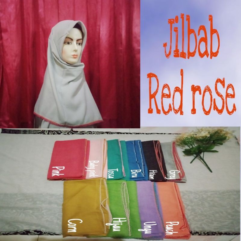 Hijab segi empat - Hijab Paris by Red rose