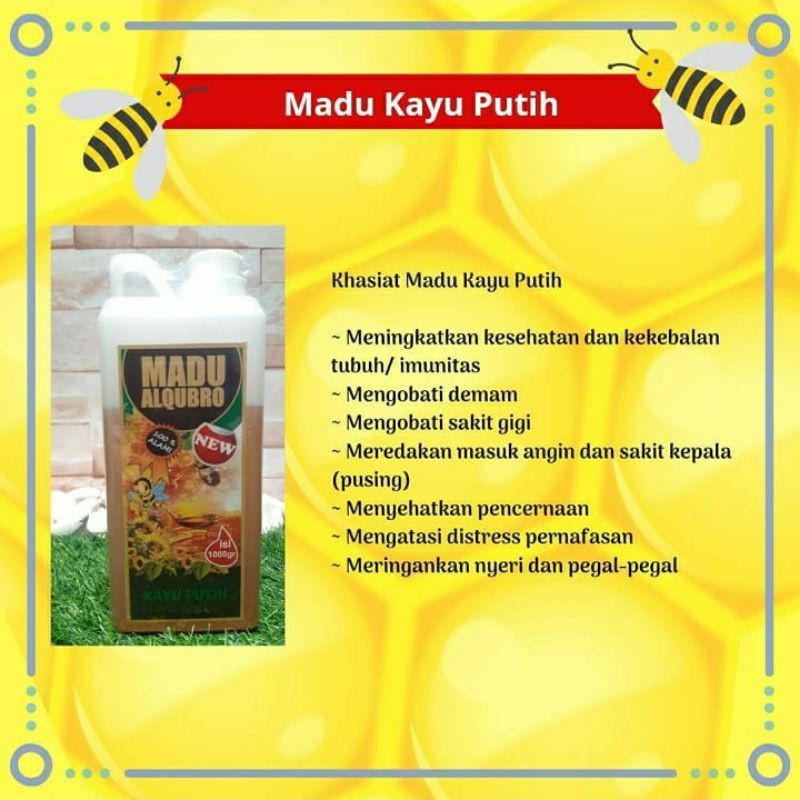 

MADU HERBAL ORI AL QUBRO/MADU KAYU PUTIH/MADU KOPI/MADU APEL/MADU LECI/MADU DURIAN