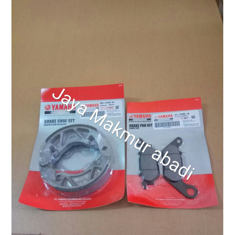 kampas rem depan belakang mio j mio karbu mio soul mio gt