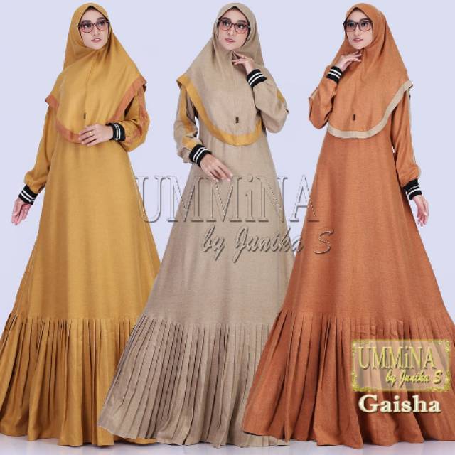 Gaisha Syari by Ummina Gamis Muslim Original