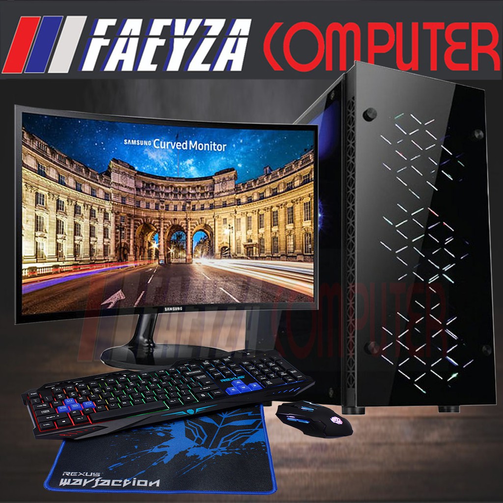 PC GAMING INTEL CORE I5 9400F feat RX 570 4GB Ram 16gb LED 