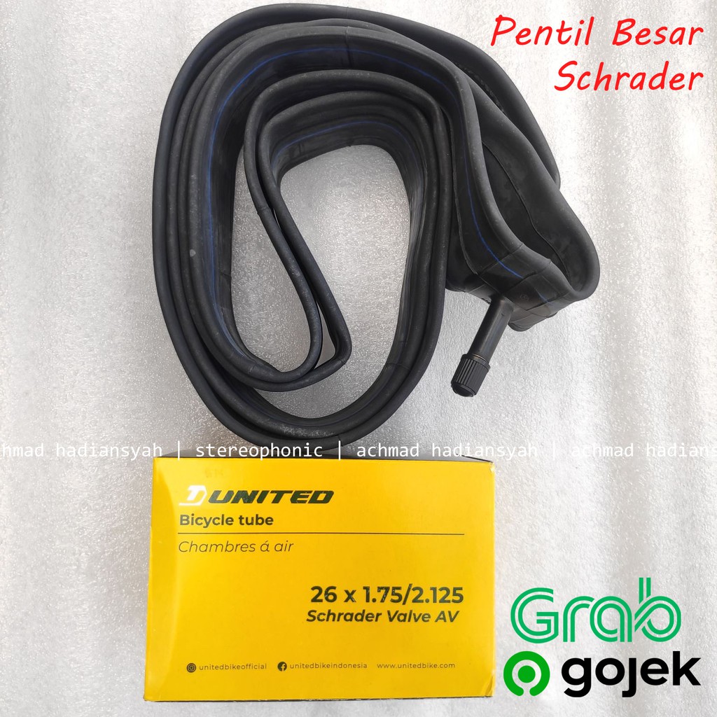 Ban Dalem UNITED 26x1.75 Ban Dalem 26x2.125 Ban Dalam 26x1.75 Ban Dalam 26x2.125 Ban Dalem 26 inch