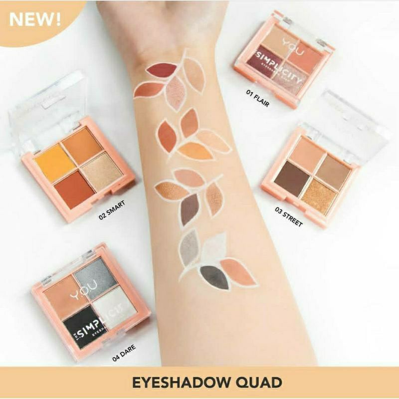 YOU The Simplicity Eyeshadow Quad Z - Eye  Shadow You