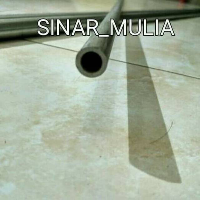 Pipa tubing stainless steel seamless 304 od 14 mm tebal 2 mm panjang 550 mm