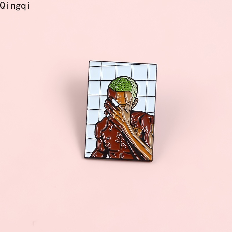 Bros Pin Enamel Desain Frank Ocean Blond Music Untuk Fans Teman