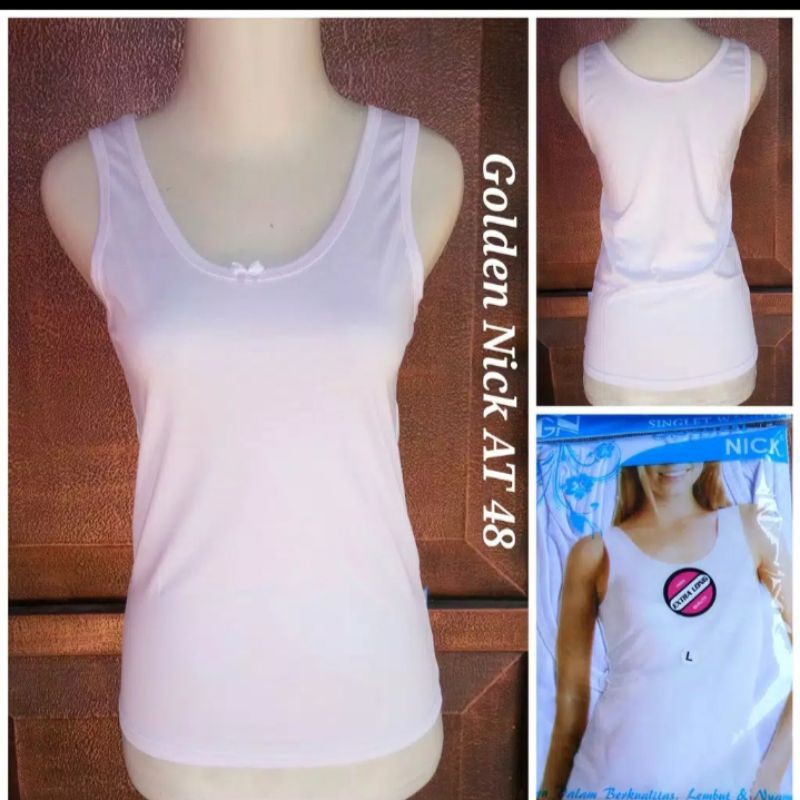 Kaos Singlet Wanita Tanktop Wanita Golden Nick Daleman Remaja Deasa Pakaian Dalam Wanita Underwear