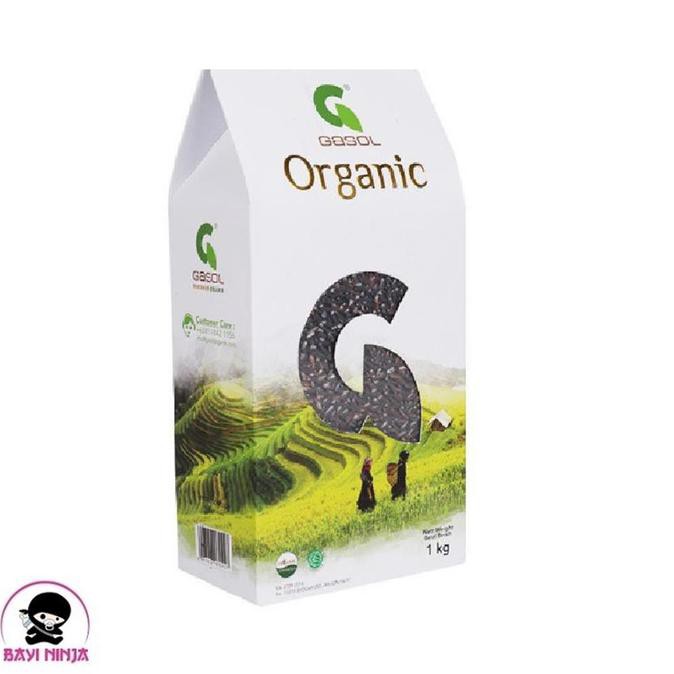 

BERAS- GASOL ORGANIC BERAS HITAM BLACK RICE ORGANIK 1 KG -UNGGULAN.