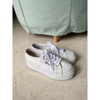 superga platform loafers