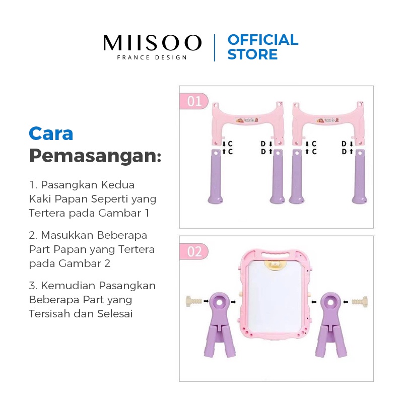 

Ndevansss - Miisoo Drawing Box Papan Gambar / Painting Board Mainan Edukasi Anak