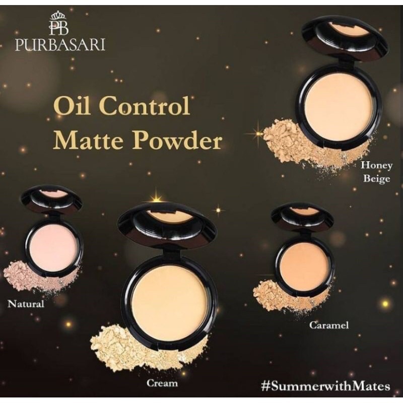 PURBASARI Oil Control Matte Powder hydra series/ Flawless matte BB two way cake hydra series/ refill matte powder/ purbasari bedak