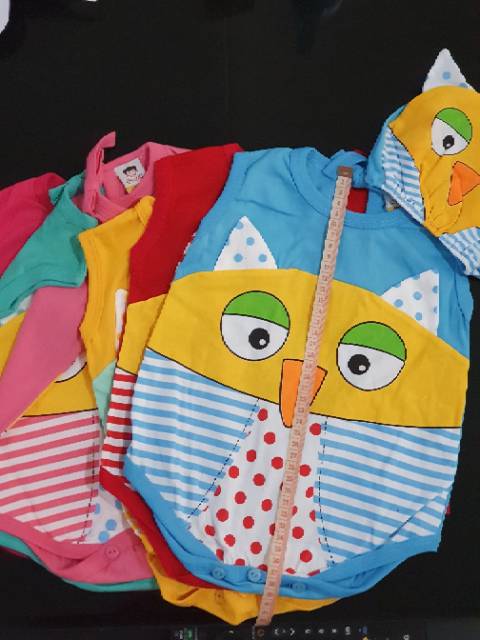 Jumper Oyuki Strawberry/Owl Hansop Kodok