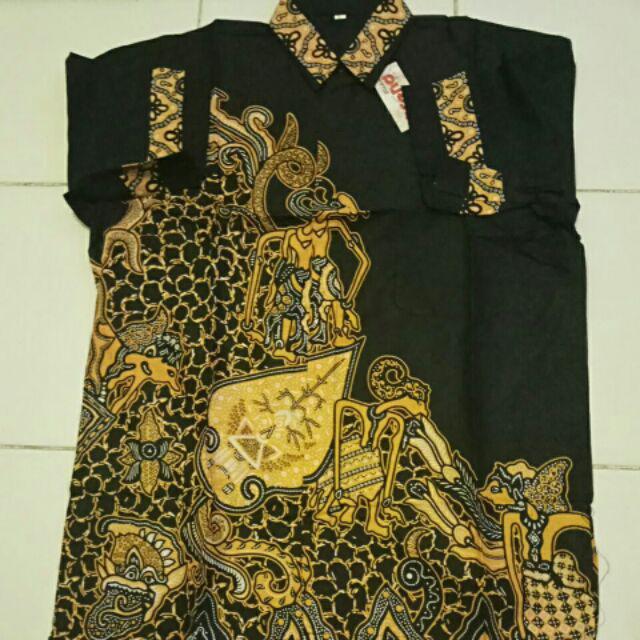 Rama Abang Kemeja Batik Pria Lengan Pendek Reguler M L Xl Xxl