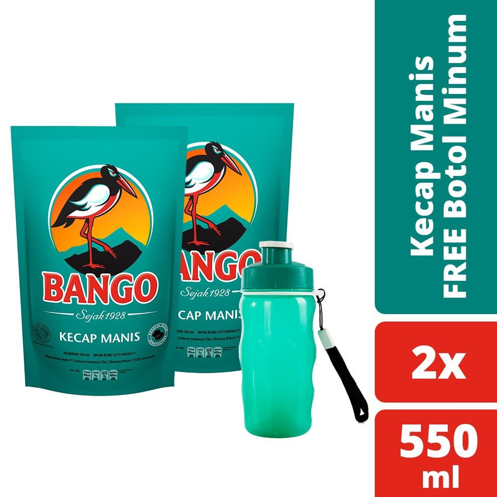 

PROMO BANGO KECAP MANIS 550ML TWIN PACK FREE BOTOL MINUM TERMURAH