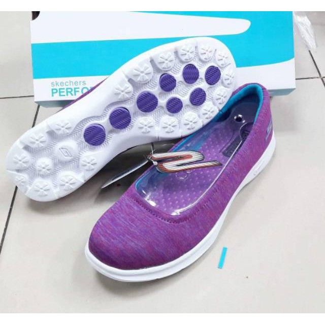 Sepatu Skechers Sketcher Skecher Go Step Balet Canvas + Lengkap Box