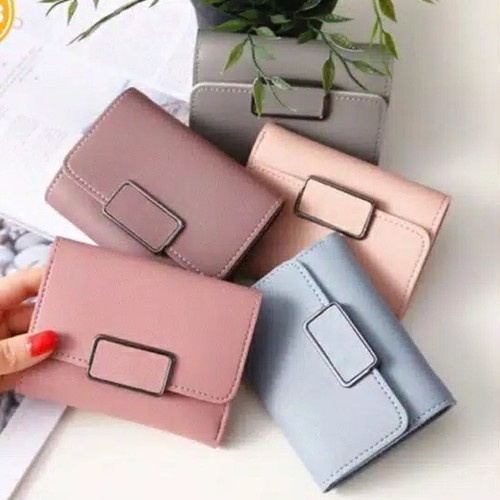 Dompet Wanita Retro Paragraf Pendek Dompet Wanita Import