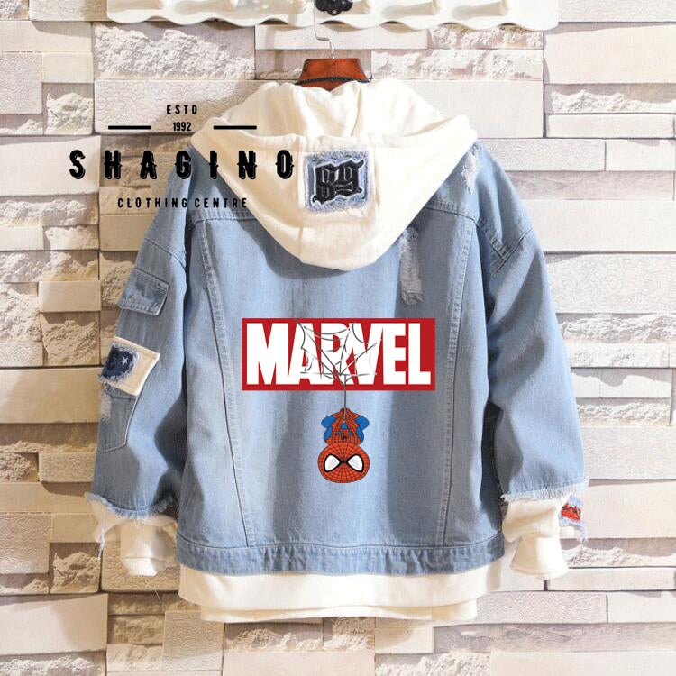 Shagino | Jaket Jeans Oversize / Jaket Jeans Oversize Sobek / Jaket Jeans Oversize Sablon / Jaket Je