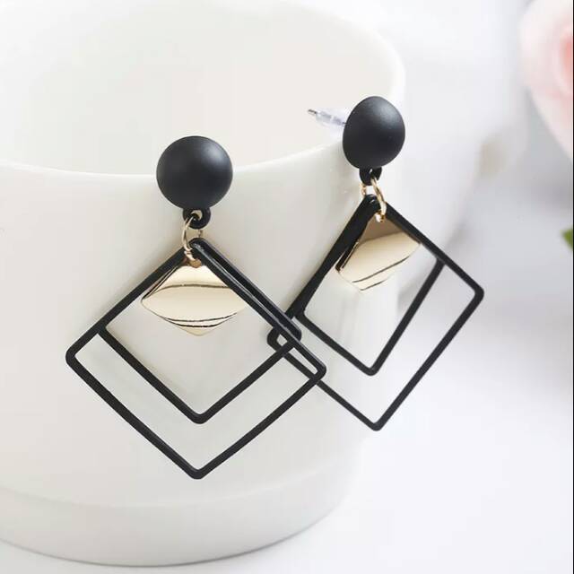 READY Korea fashion bulat/ geometris anting permen