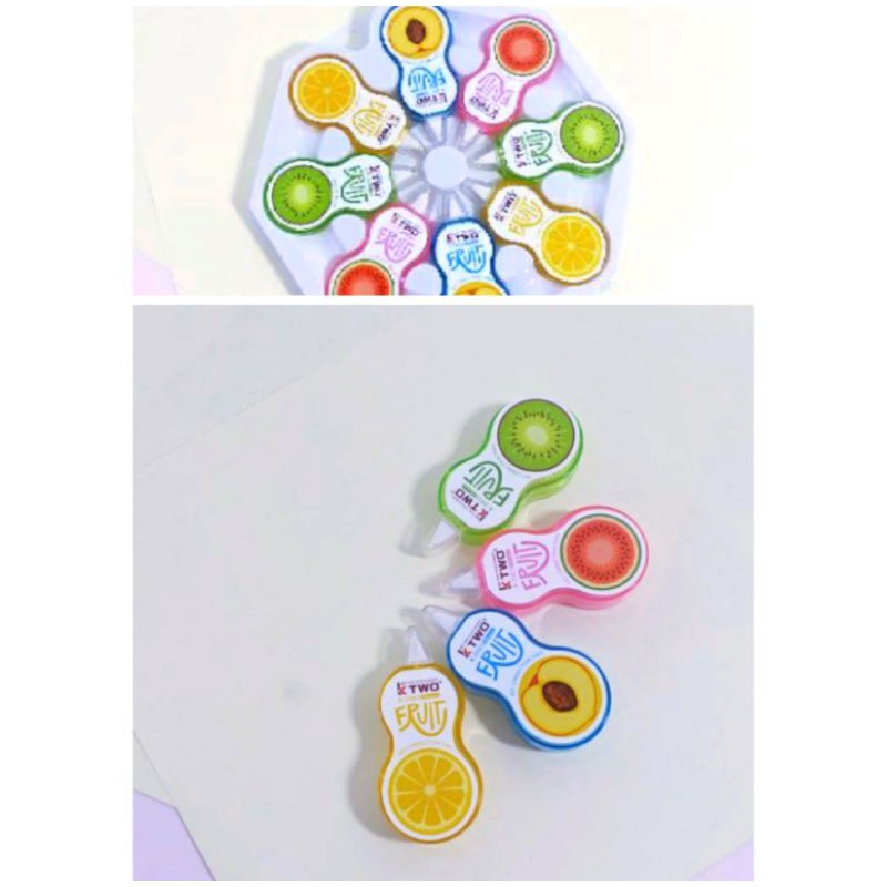 

Type-x Buah Fruit Correction Tape Tip x Tipe-X Kertas Tip-ex Tipe X