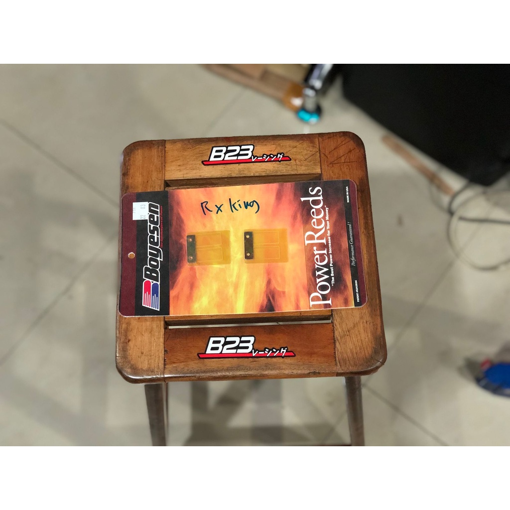 Reedvalve Lidah membran Boyesen RX King original Dual stage reeds