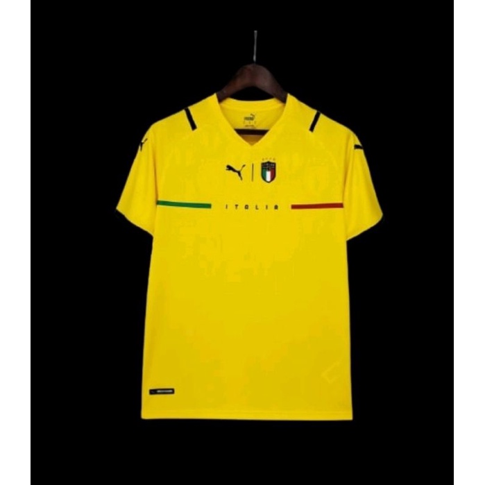 Jersey bola italia gk kiper kuning grade ori