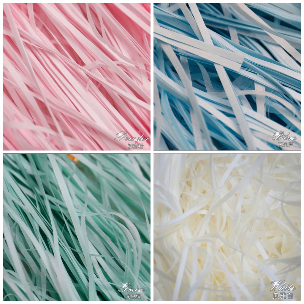 

(HARGA 1GRAM) Kertas cacah kertas serut untuk hampers kertas hancuran utk kotak kado