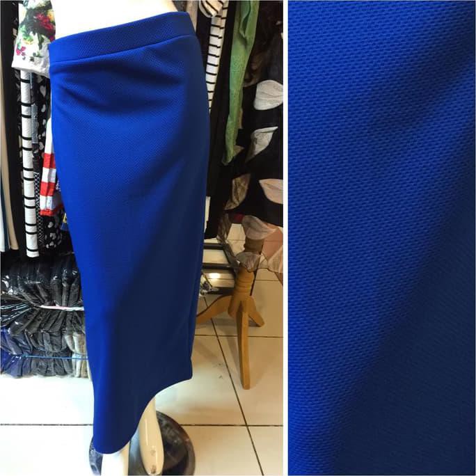 (Produk Baru) Rok Span Maxi Abstrak