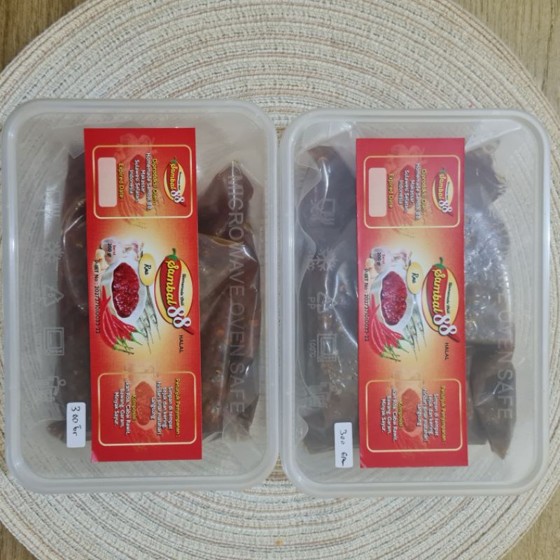 

SAMBAL ROA Asap ,ISI TERI MEDAN, ISI EBI kemasan jumbo 300 gram