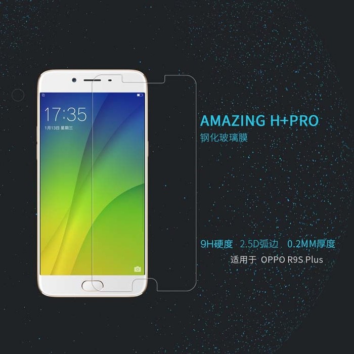 Oppo R9S Plus Tempered Glass NILLKIN Amazing H+ Pro Anti Gores Kaca