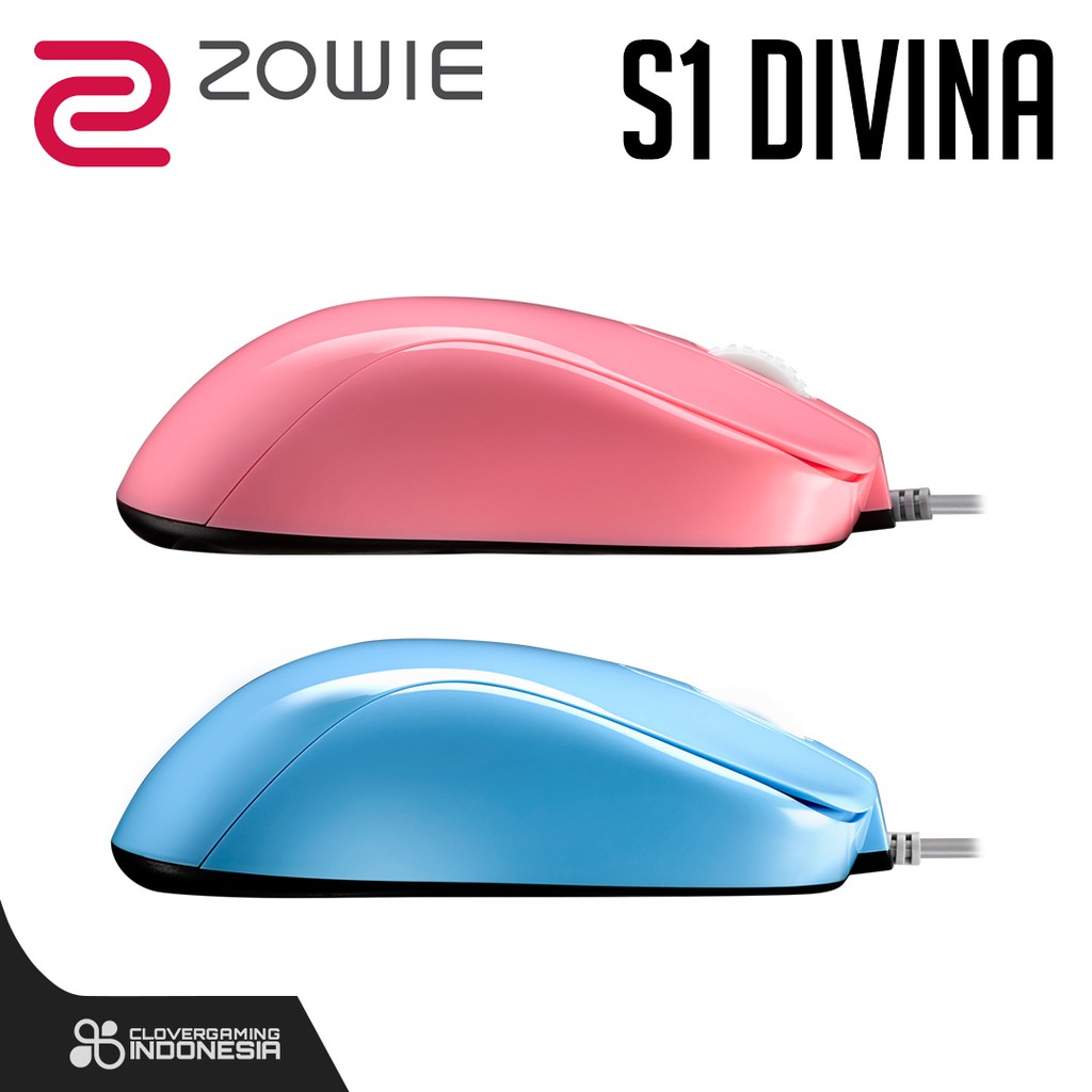 Zowie S1 DIVINA PINK BLUE Mouse for e-Sports - S Series Gaming Mouse