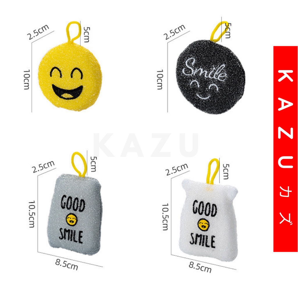 KAZU KHL244 Spons Cuci Piring Karakter Kitchen Sponge Spon Motif Lucu