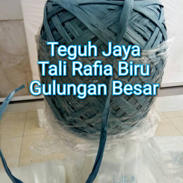 Tali Rafia Gulungan Besar Warna Biru