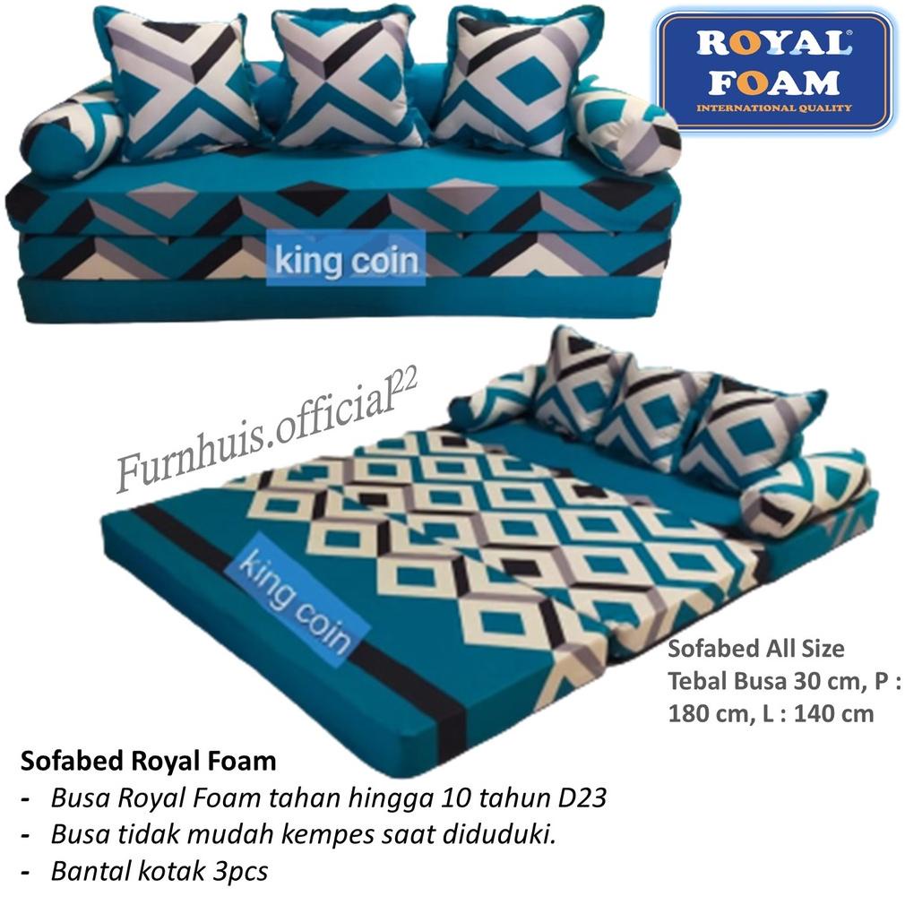 KASUR LIPAT BUSA ROYAL FOAM SOFA BED KARAKTER MURAH MINIMALIS GARANSI 10 TAHUN BUSA AWET EON D23 TER