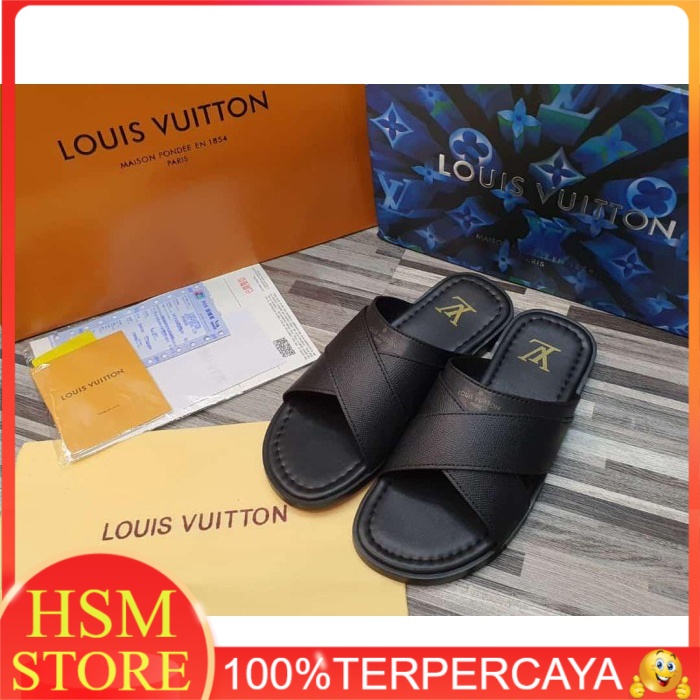 SANDAL SLIP ON PRIA LOUIS VUITTON MIRROR ORIGINAL SP-048